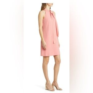 Tie Neck A-Line Dress